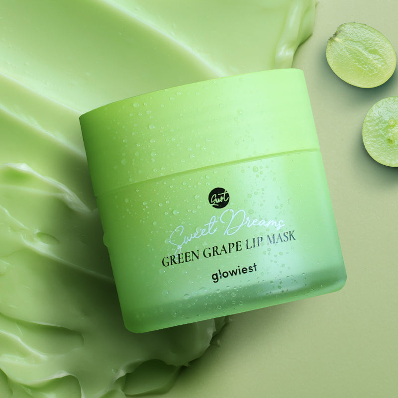 Glowiest Sweet Dreams Green Grape Lip Mask: Hydrating Overnight Lip 