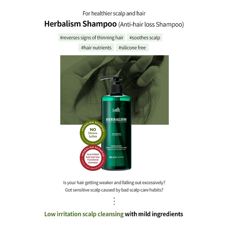 Lador Herbalism Shampoo - 400ml