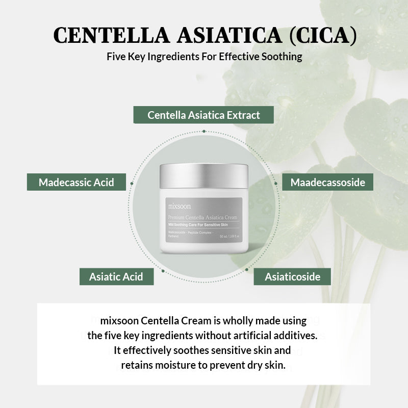 mixsoon Premium Centella Asiatica Cream - 50ml