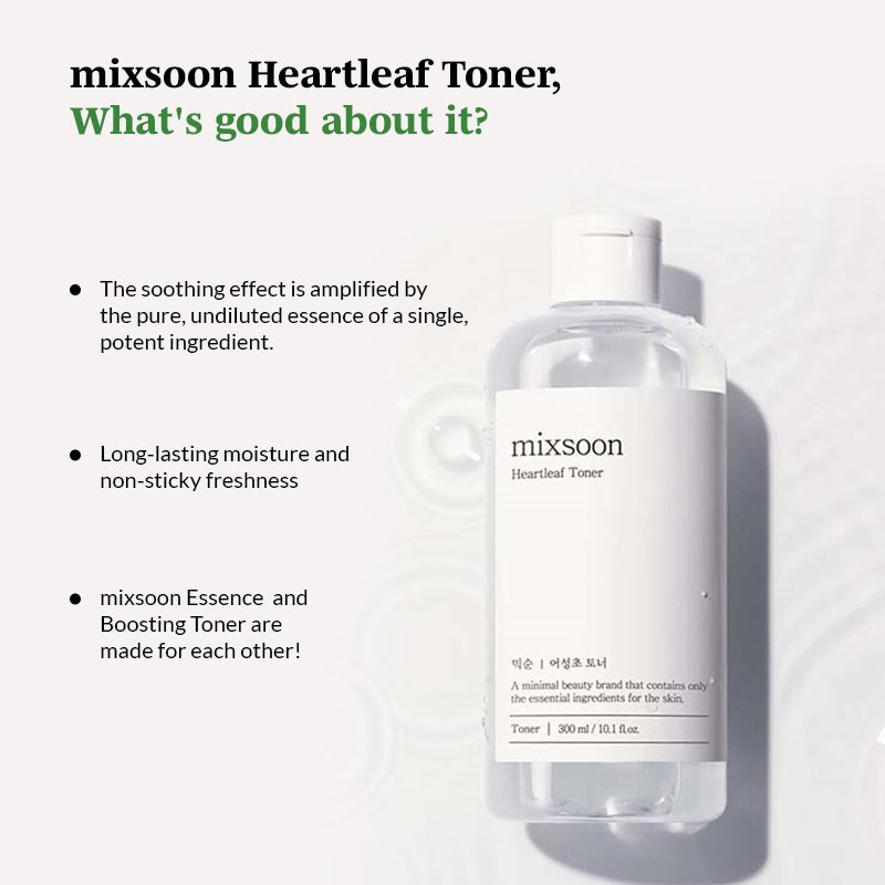 mixsoon Heartleaf Toner - 150ml, 300ml