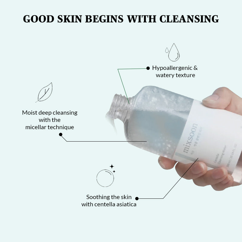 mixsoon Centella Cleansing Water - 300ml