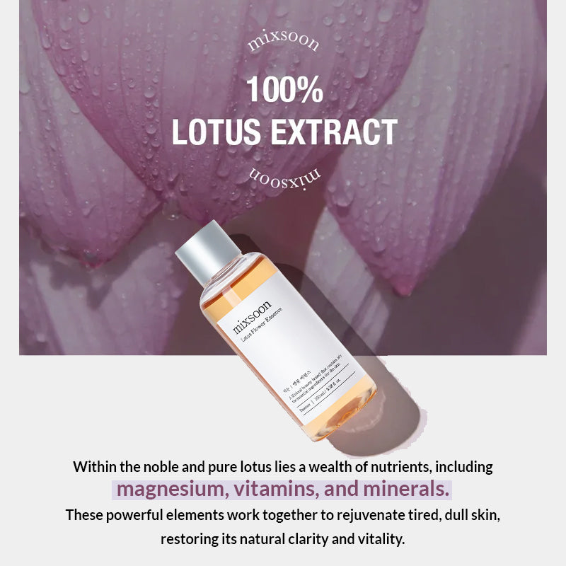 mixsoon Lotus Flower Essence - 100ml