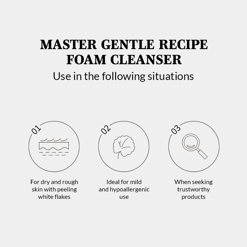 mixsoon Master Gentle Recipe Foam Cleanser - 150ml