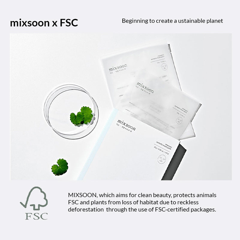 mixsoon Centella Intense Hydration Mask Pack of 5 Combo