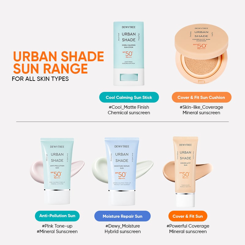 Dewytree Urban Shade Cover And Fit Sunscreen SPF 50+ PA++++