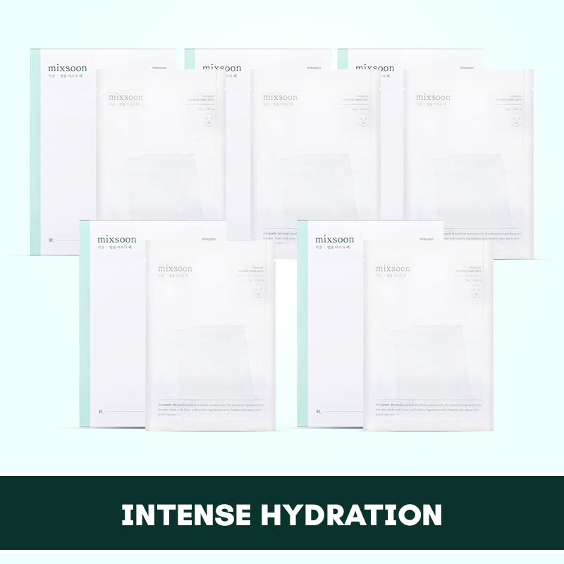 mixsoon Centella Intense Hydration Mask Pack of 5 Combo