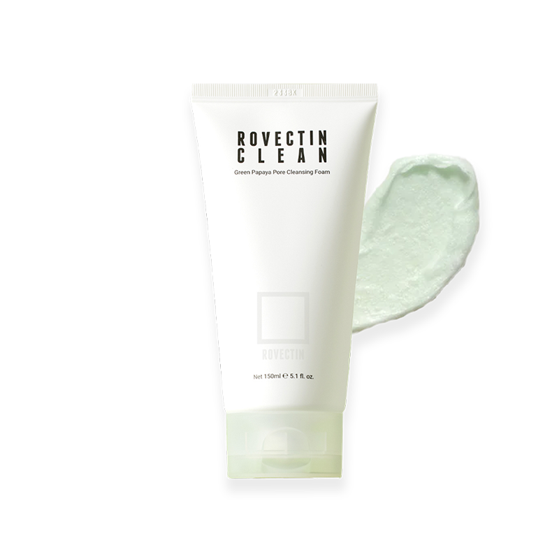 Rovectin Clean Green Papaya Pore Cleansing Foam