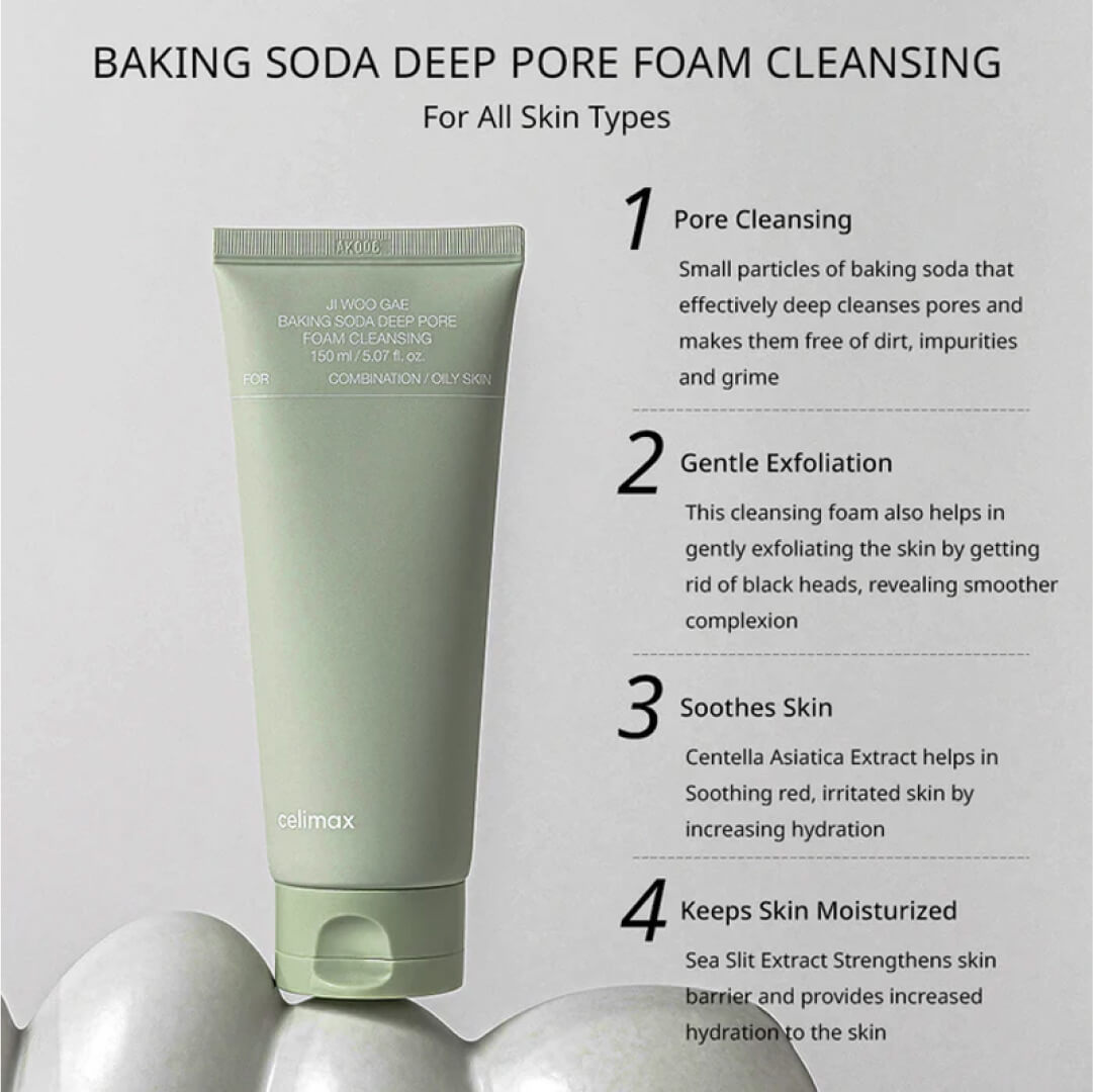 Celimax Baking Soda Deep Foam Pore Cleansing