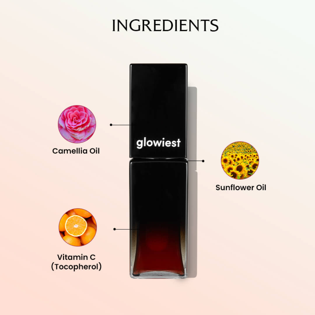 glowiest Effortless Glow Lip Oil (002 Crush) - 5ml